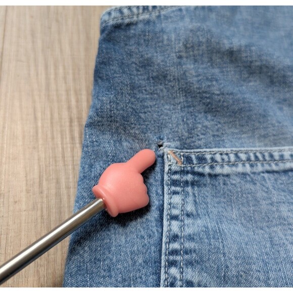 Polo Ralph Lauren Youth Size 16 Overall Dress Denim Jumper Distressed Patchwork - Picture 7 of 11